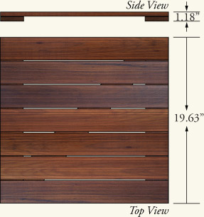 ipe deck tiles drawing